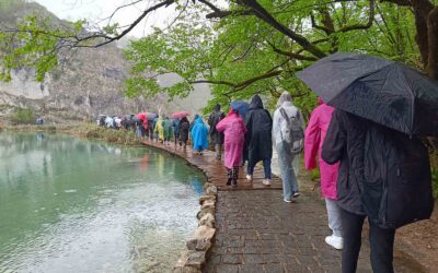 Izviđači u posjetu Nacionalnom parku Plitvička jezera