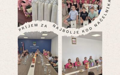 Najbolji učenici i njihovi mentori kod načelnika