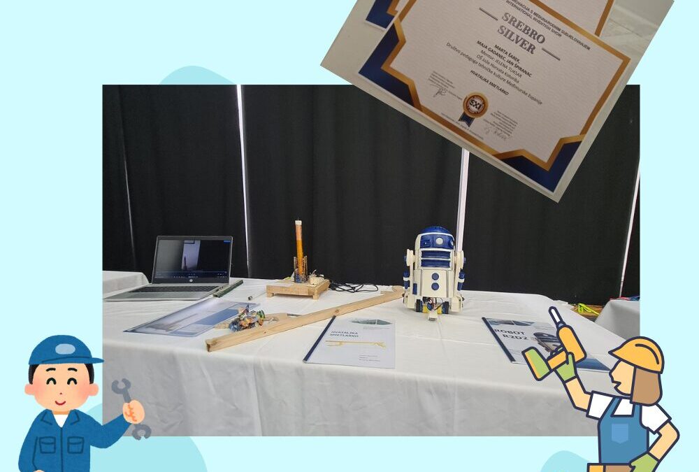 Učenici OŠ Jože Horvata Kotoriba osvojili srebrne medalje na 49. hrvatskom salonu inovacija INOVA 2025