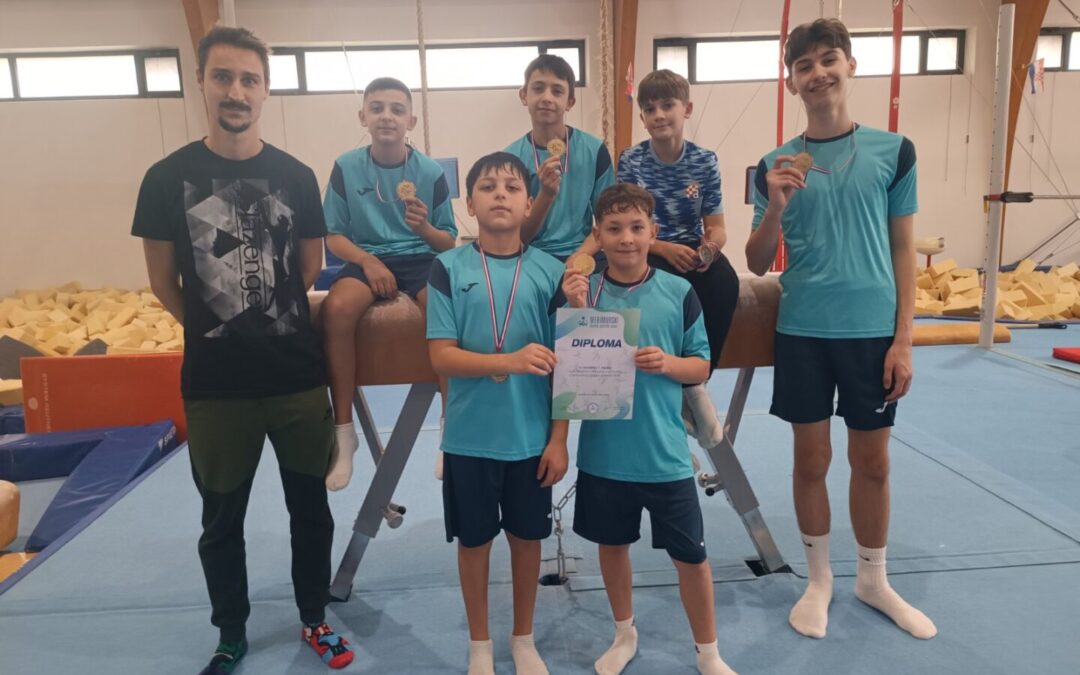 1. mjesto u gimnastici i plasman na Državno natjecanje!