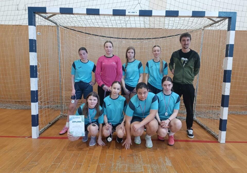 Županijsko natjecanje u futsalu – 2. mjesto za djevojčice do 6. razreda