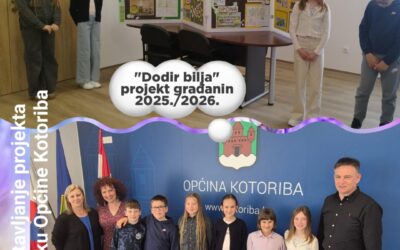 Učenici 4.a predstavili projekt „Dodir bilja“ načelniku Općine Kotoriba