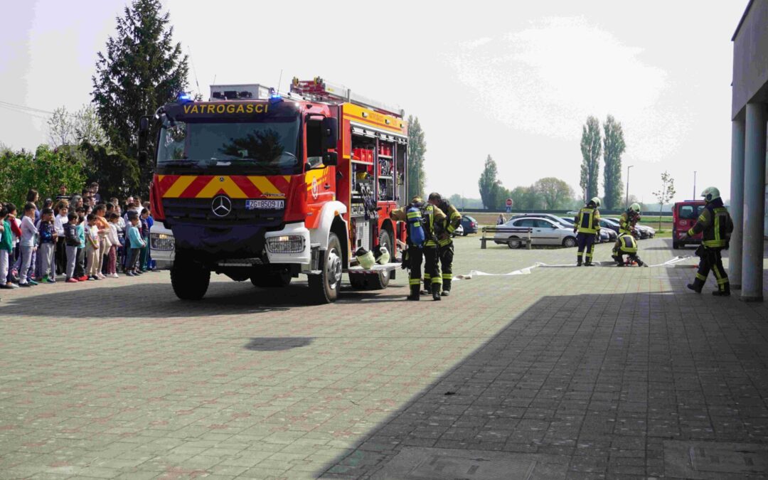 Evakuacijska vježba u Osnovnoj školi Jože Horvata Kotoriba