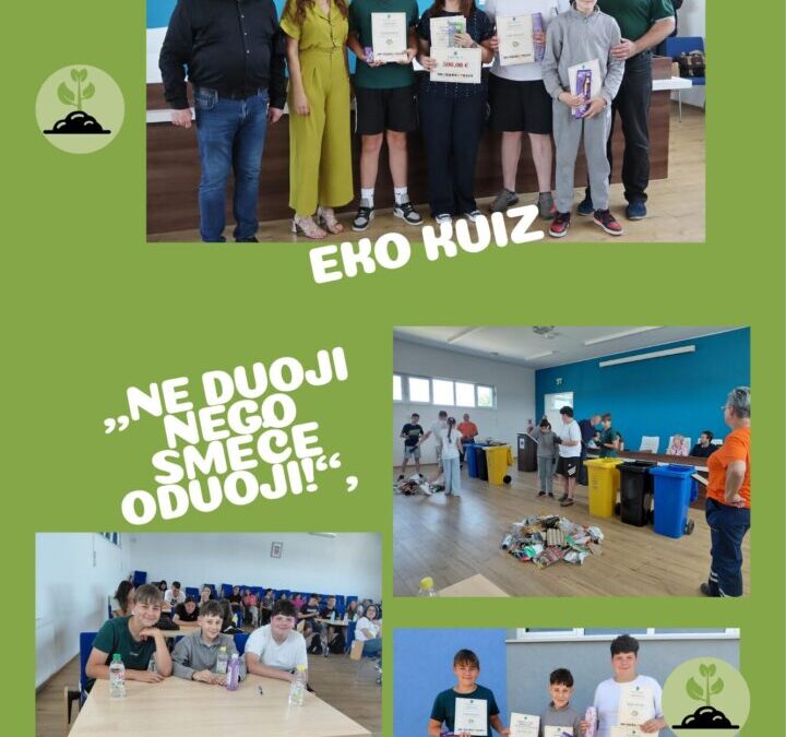 EKO KVIZ “NE DVOJI NEGO SMEĆE ODVOJI!”