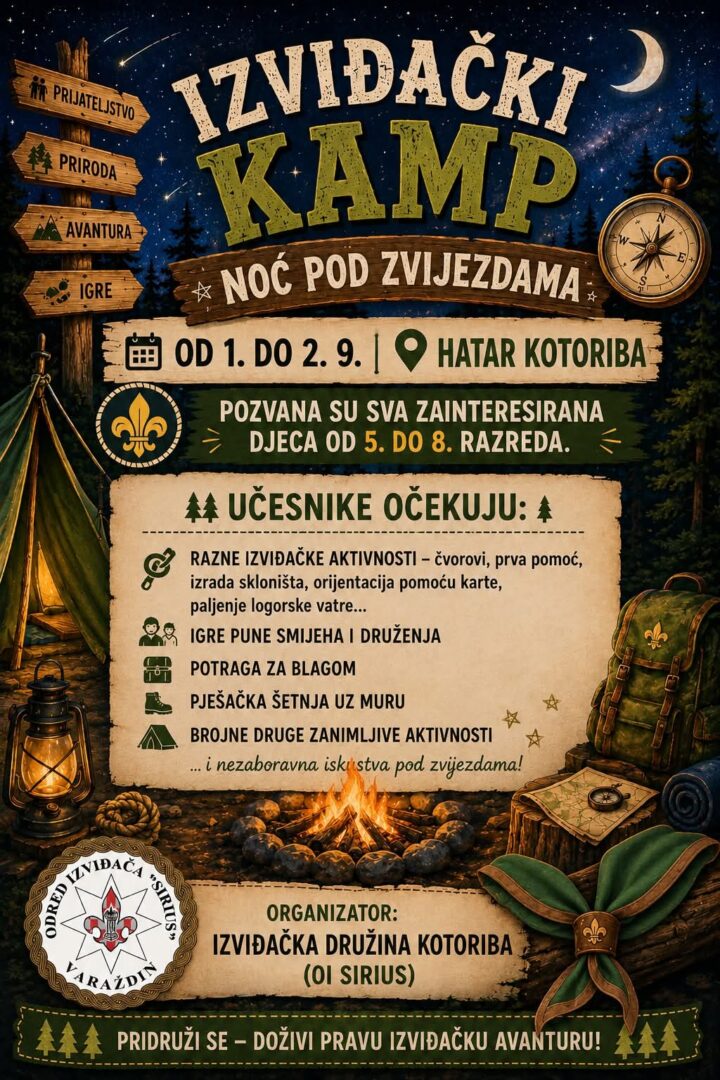 Izviđački kamp_Noć pod zvijezdama